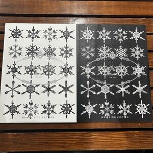 Prada Fall Winter 2011 Lookbook Set Mens & Womens Collection Catalogs Snowflakes